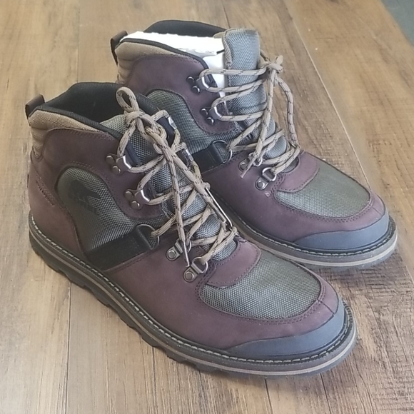 sorel men's madson sport waterproof hiker boots